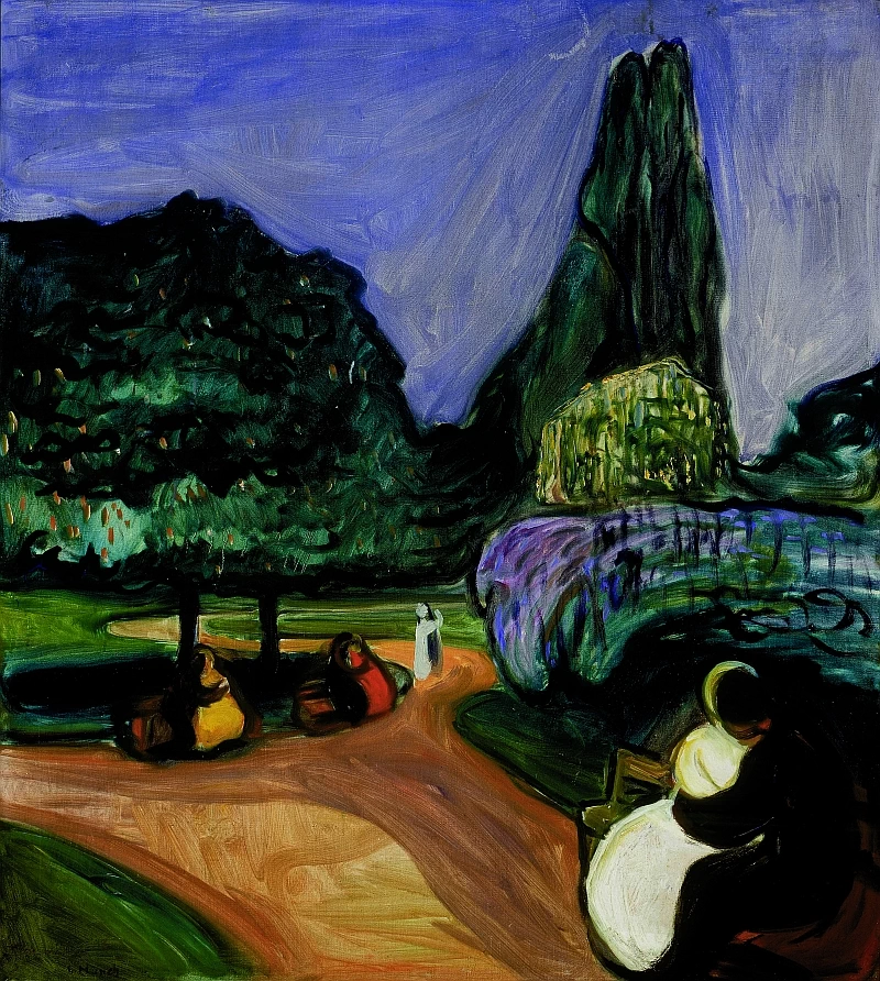 Notte d'estate a Studenterlunden - 1899